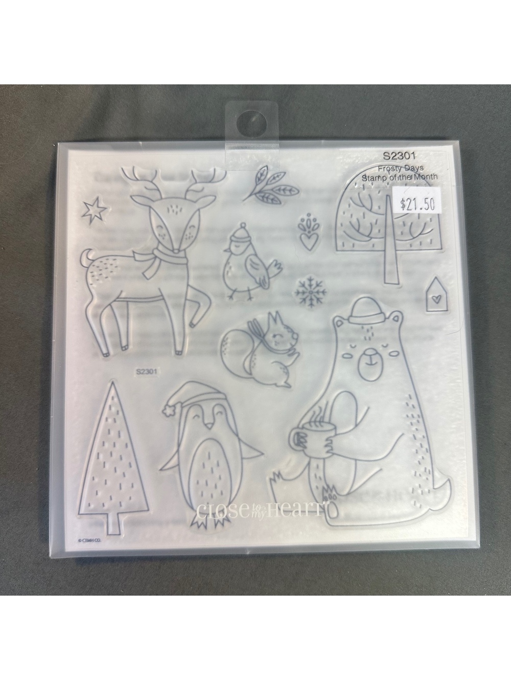 Close To My Heart Frosty Days Acrylic Stamp Set